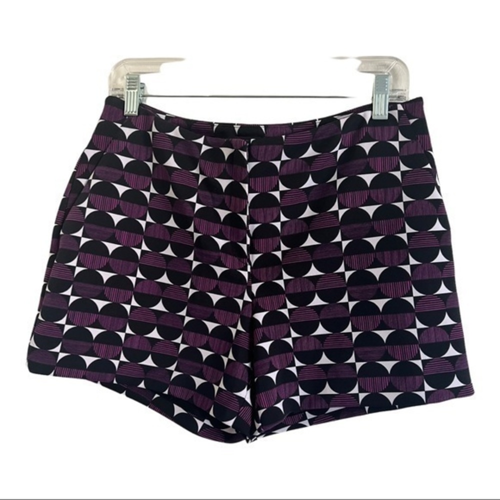 Worthington Purple & Black Shorts Size M